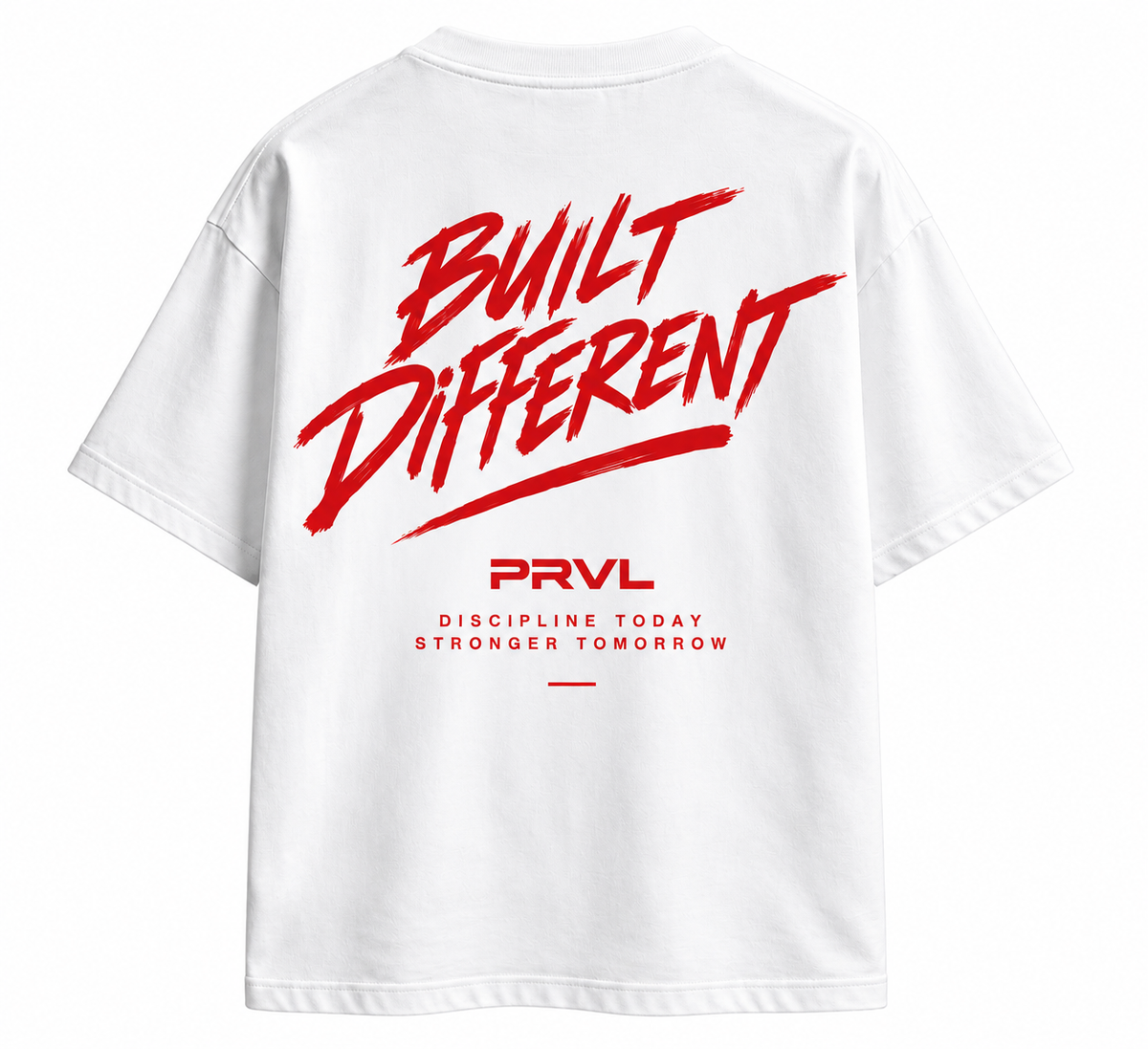 PRVL BUILT DIFFERENT T-Shirt Red