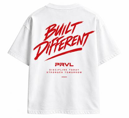 PRVL BUILT DIFFERENT T-Shirt Red