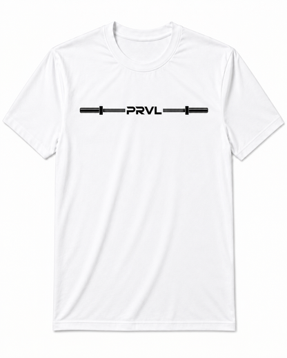 PRVL BARBELL T-Shirt - White