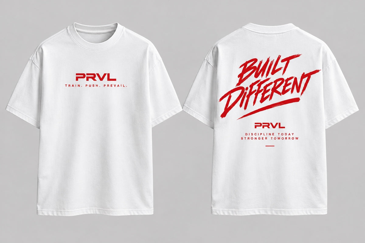 PRVL BUILT DIFFERENT T-Shirt Red