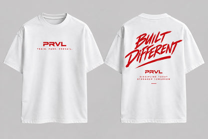 PRVL BUILT DIFFERENT T-Shirt Red