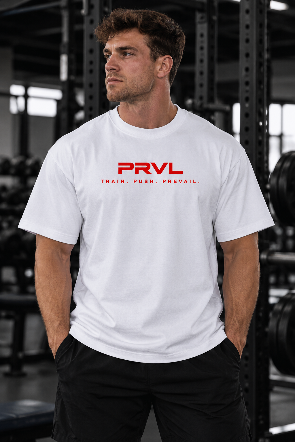 PRVL BUILT DIFFERENT T-Shirt Red