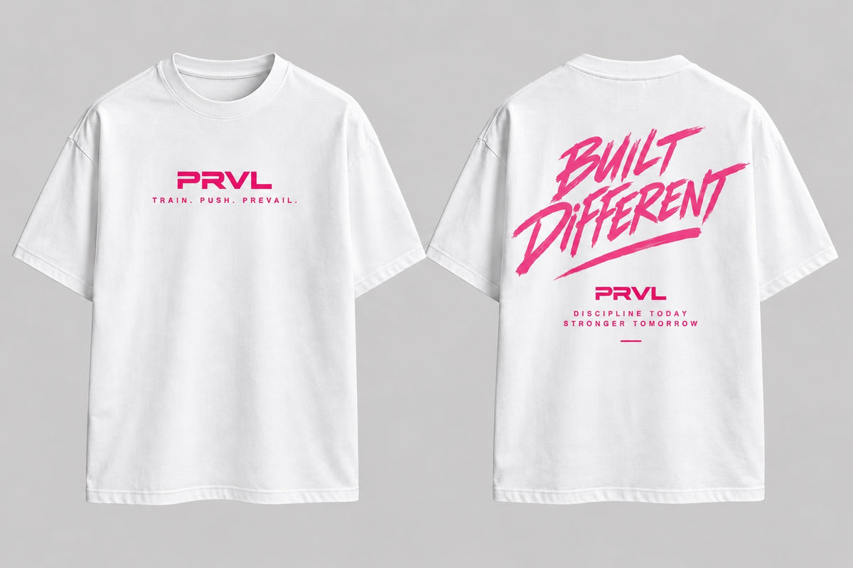 PRVL BUILT DIFFERENT T-Shirt Pink