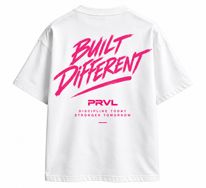 PRVL BUILT DIFFERENT T-Shirt Pink