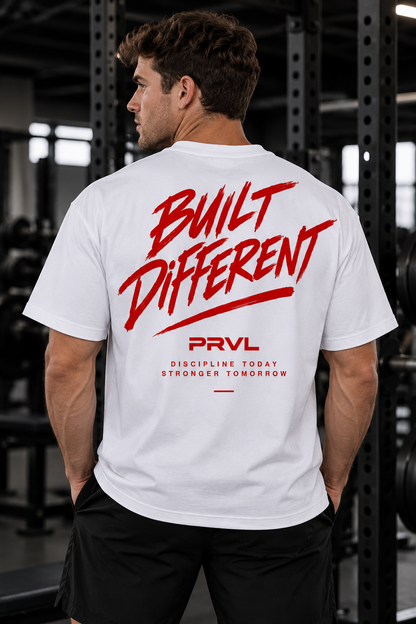 PRVL BUILT DIFFERENT T-Shirt Red