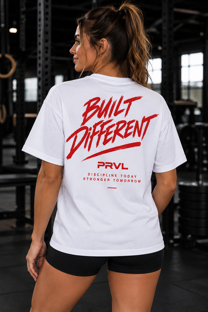 PRVL BUILT DIFFERENT T-Shirt Red