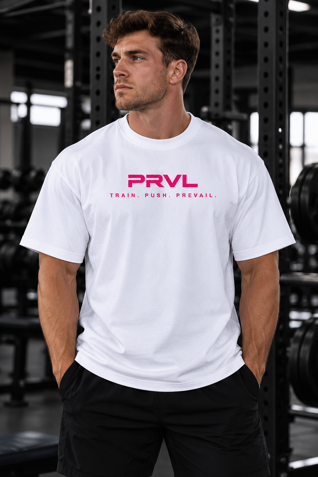 PRVL BUILT DIFFERENT T-Shirt Pink